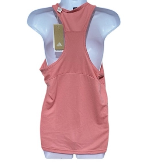 NWT Size Small Adidas Pink Sleeveless Relaxed Tank Top - Picture 3 of 4